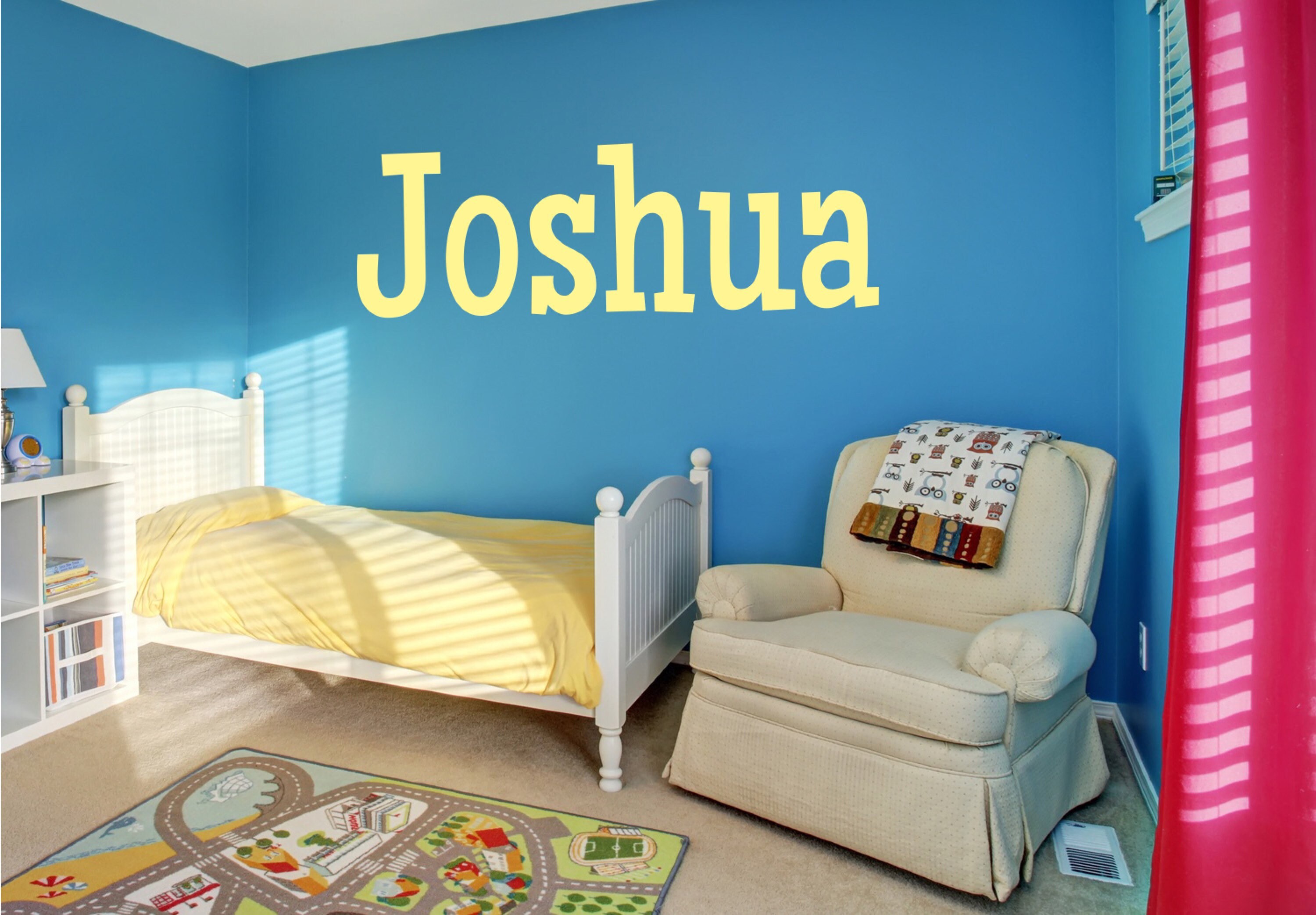 Personalized Name Decal Name Wall Decal Kids Wall Decals Nursery Wall ...