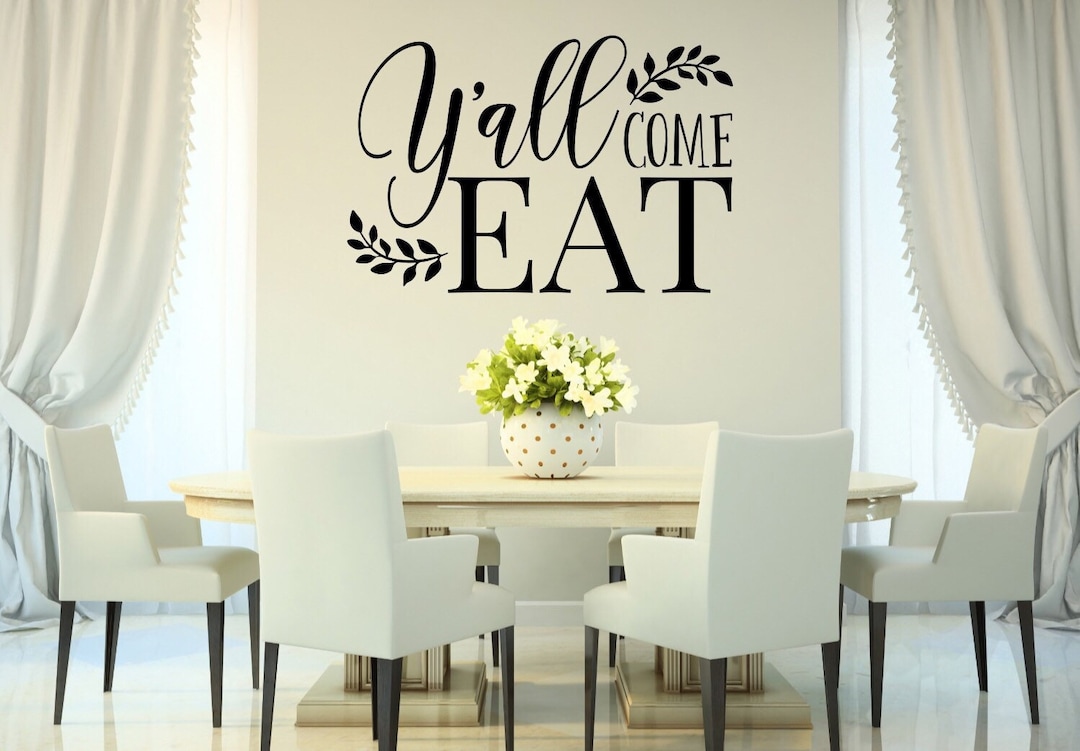 Dining Room Wall Decor, Kitchen Wall Decor, Wall Decals, Housewarming
