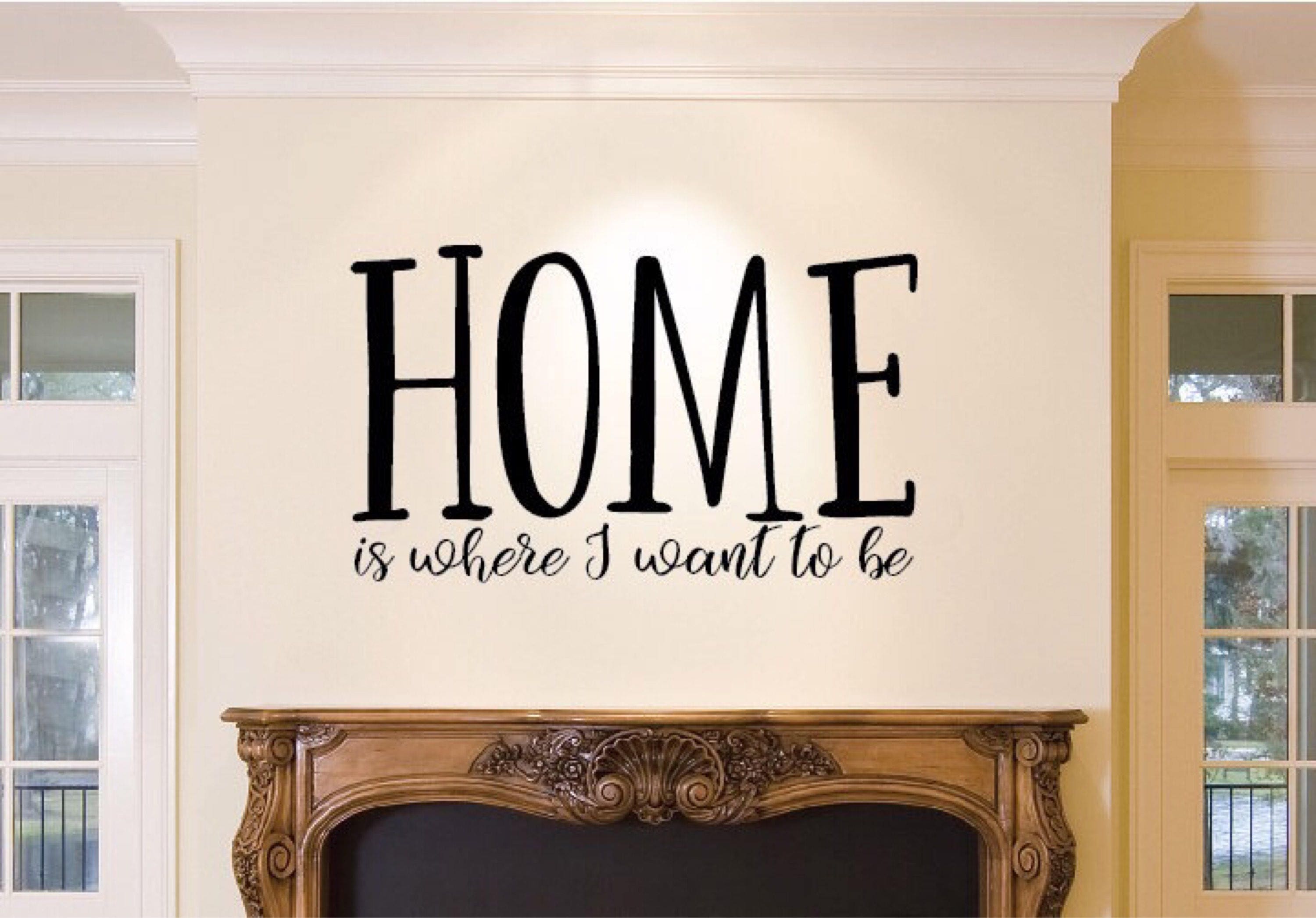 Entryway Decor Home Wall Decal Housewarming Gift Home Vinyl Etsy