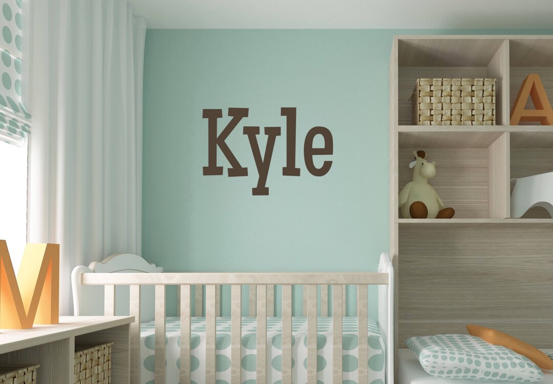 Personalized Name Decal Name Wall Decal Kids Wall Decals Nursery Wall ...