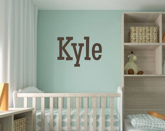 Personalized Name Decal Name Wall Decal Kids Wall Decals Nursery Wall Decor Boy Room Decor Girl Room Decor Baby Shower Gift For Baby