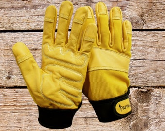 Garden Gloves, Gardening Gloves, Gardening Gifts, Gardeners Gift, Yard Work Gloves. For Men or Women Heavy duty work gloves