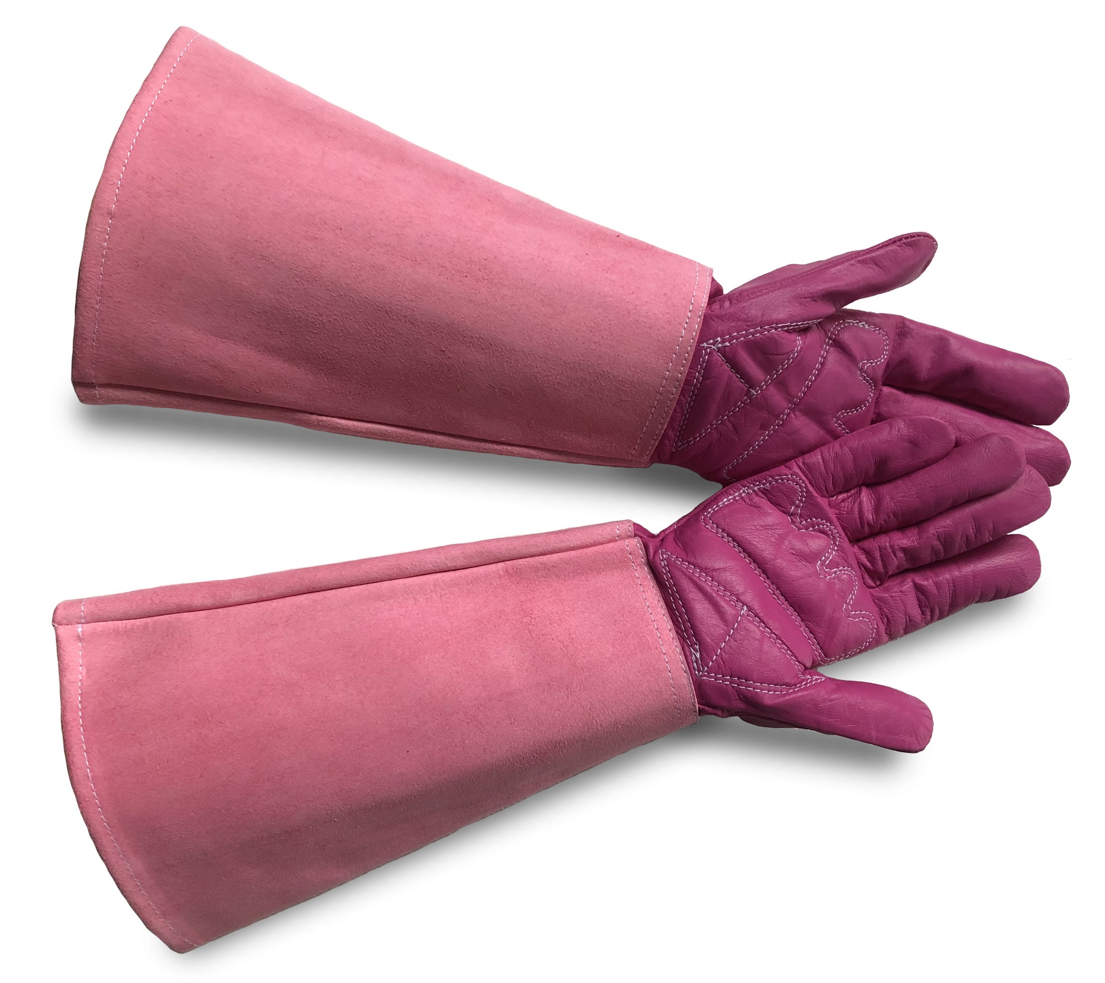 Gants de jardinage rose de longueur de coude, gants de jardin de dames de  modèle de gant, cadeaux de fête des mères, cadeaux pour des femmes, cadeau  unique de jardinage 