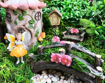 Fairy Garden Kit Complete Fairy Garden For Adults To Do With Kids Fairy Garden Accessories Fairy Garden Outdoor Supplies Fairy Garden Decor