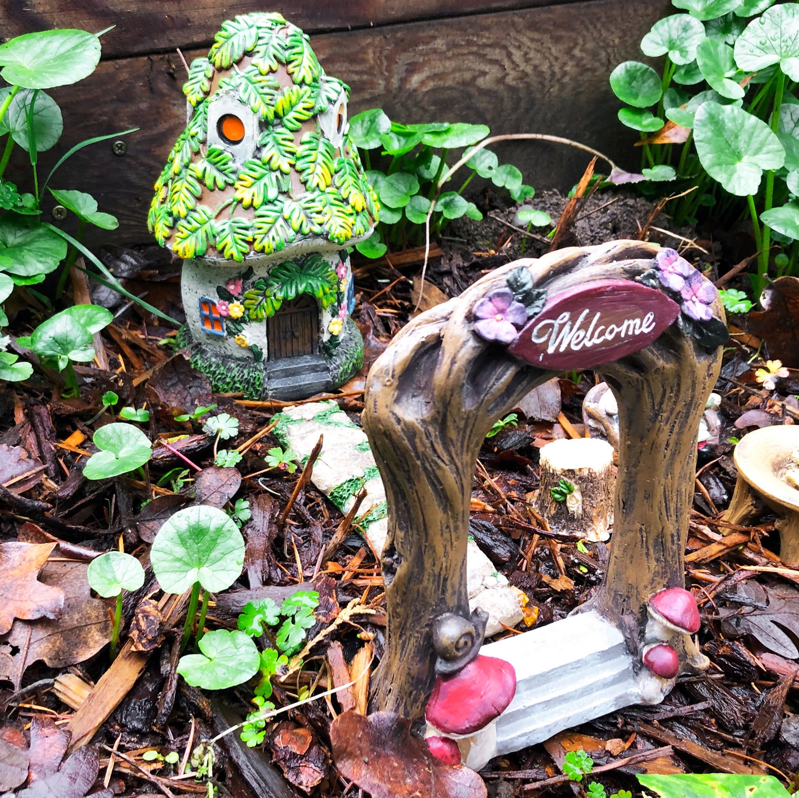 Gnome Garden Accessories Fairy Garden Gnome Kit 6 Pieces Etsy
