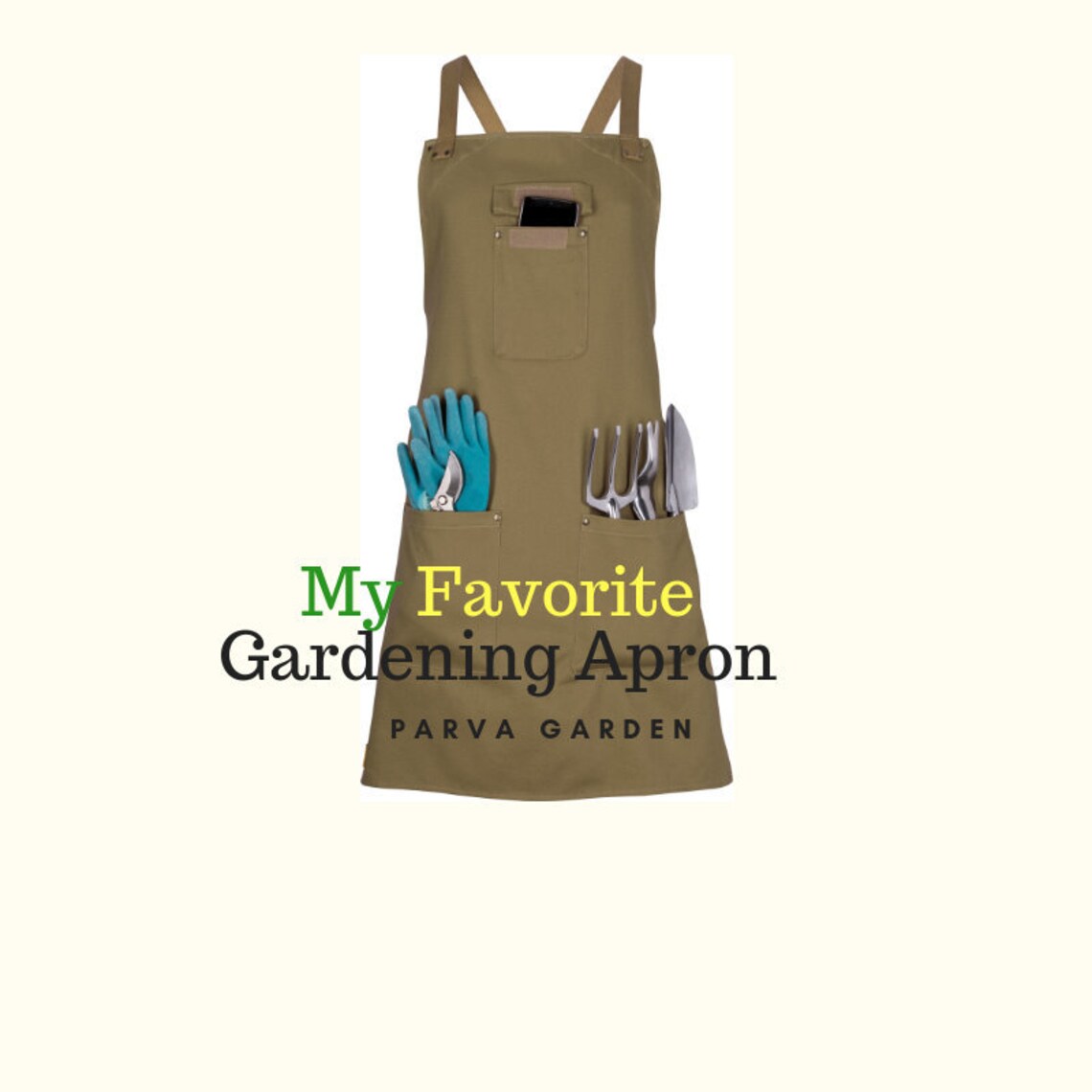 Gardening Apron With Pockets Women’s Garden Apron | Etsy