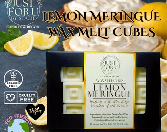 Lemon Meringue, Scented Wax Melts,  individual cubes, 12 pack