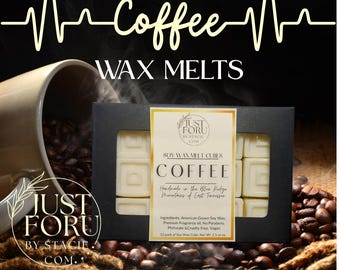 Coffee Scented, Soy Wax Melts, Cubes, 12 pack