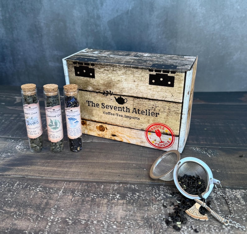 Caja de regalo de muestra de té de fantasía: Colección Medieval Dragon Brew imagen 8