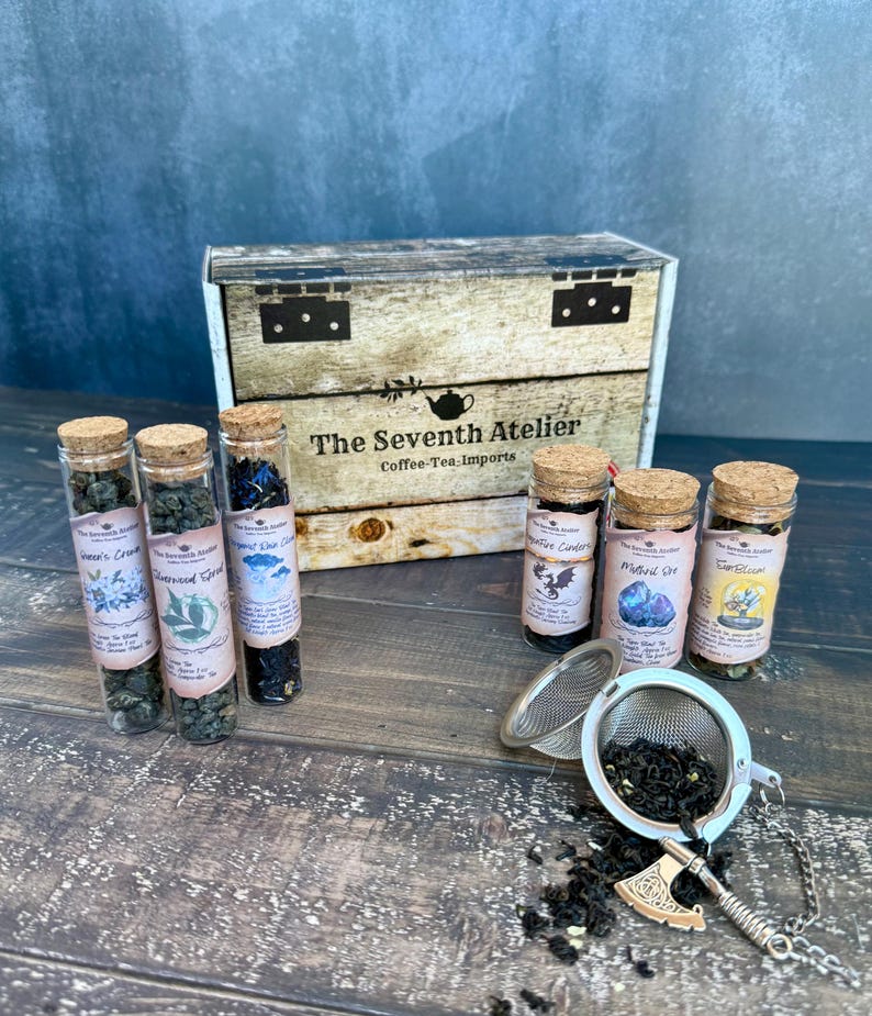 Caja de regalo de muestra de té de fantasía: Colección Medieval Dragon Brew imagen 11
