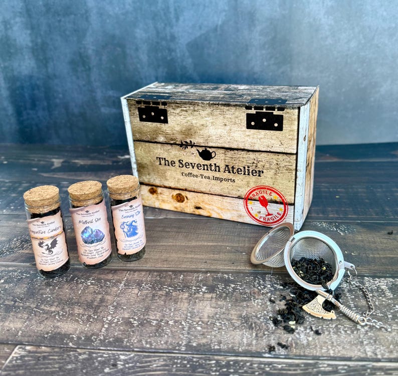 Caja de regalo de muestra de té de fantasía: Colección Medieval Dragon Brew imagen 10