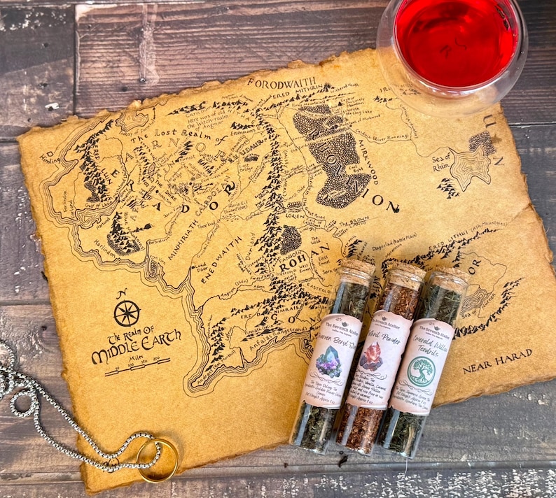 Caja de regalo de muestra de té de fantasía: Colección Medieval Dragon Brew imagen 2