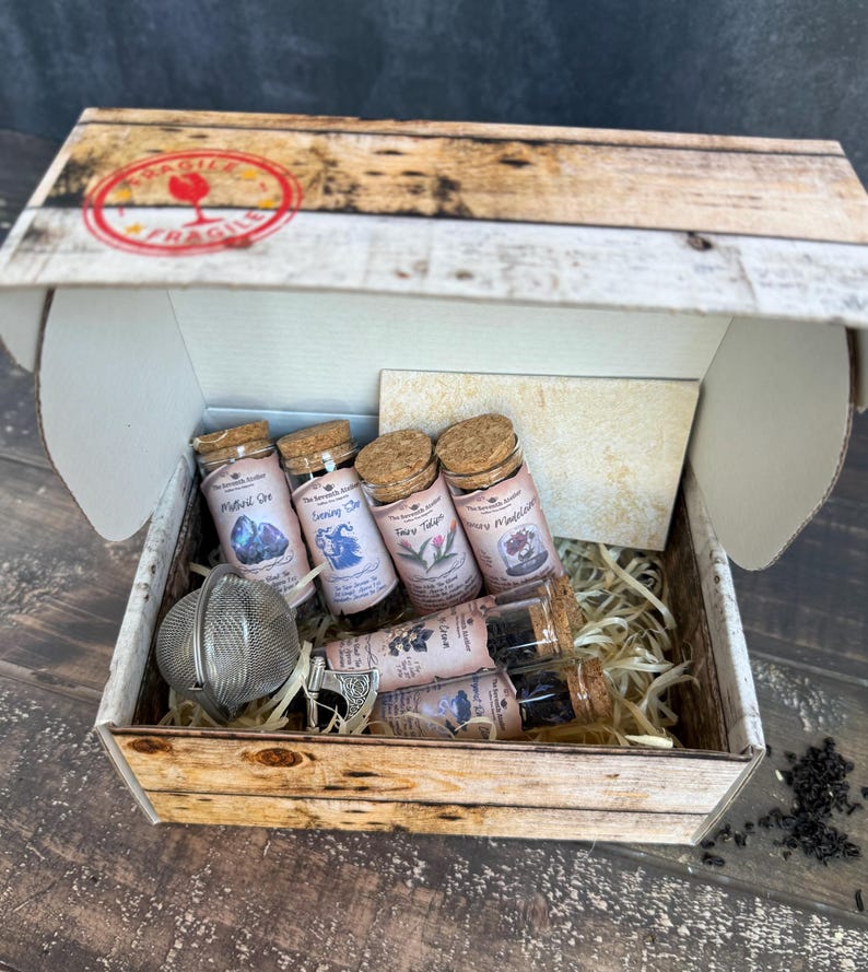 Caja de regalo de muestra de té de fantasía: Colección Medieval Dragon Brew imagen 9