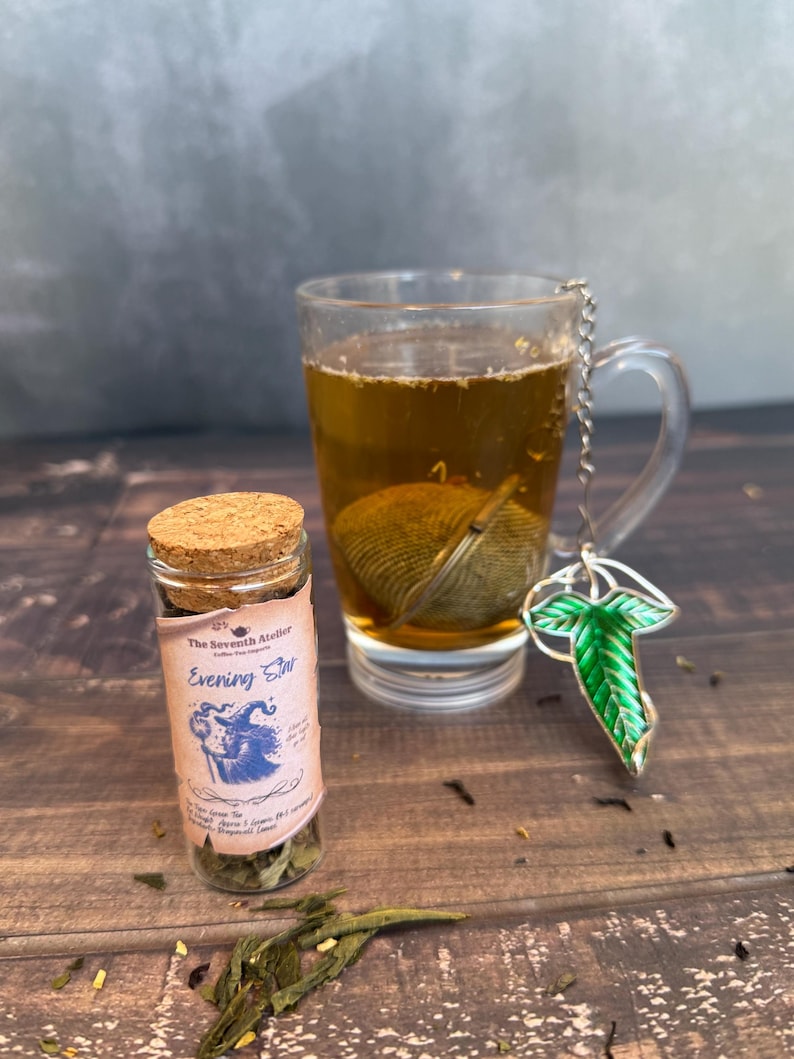 Literary Tea Gift Box Premium Collection Book Lover Present Custom Message Package Fantasy Inspired Loose Leaf Sampler Special Wooden Design Reading Companion Set Metal Infuser Beautiful Handcrafted Box Perfect Birthday Gift Personal Note
