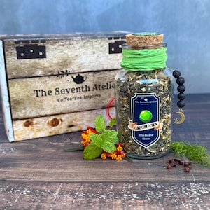 Natural Cold Care Tea Blend: Loose Leaf Tea Gift in Glass Jar