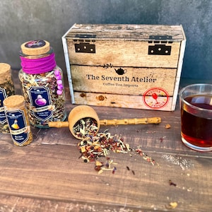 Dragon Tea Gift Set | Fantasy Brew Loose Leaf Tea | Gamer Present Bundle | DND Tea Sampler| The Seventh Atelier