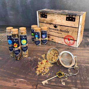 Fantasy Tea Sampler: Gamer Potion Gift Set - Herbal Loose Leaf Blends