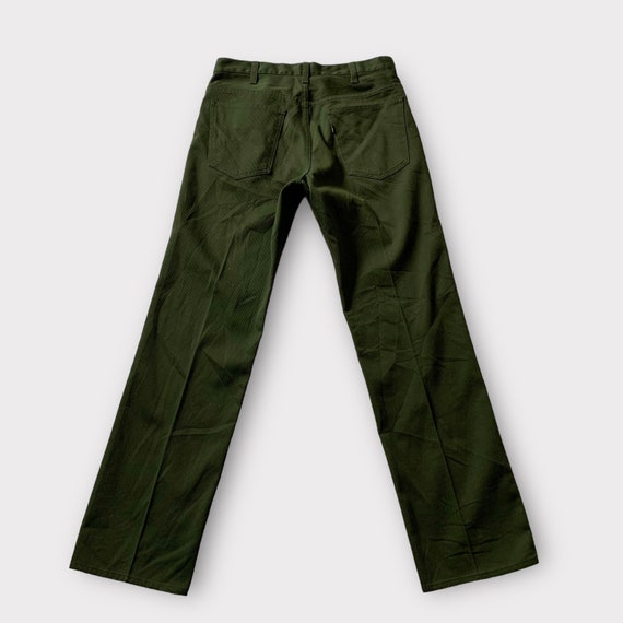 Rare vintage Levi’s “big E” green pants - image 8