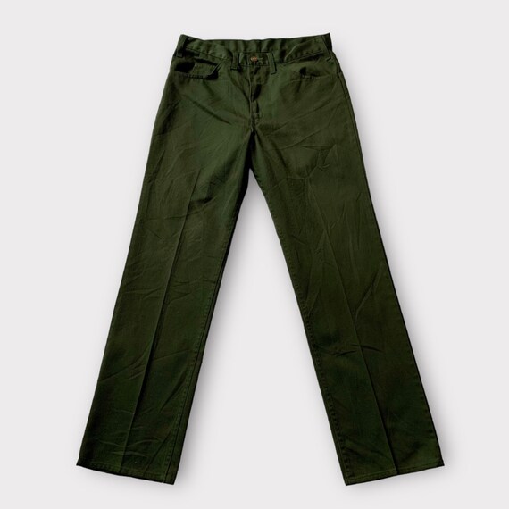 Rare vintage Levi’s “big E” green pants - image 3