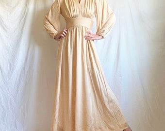 70s gold dress