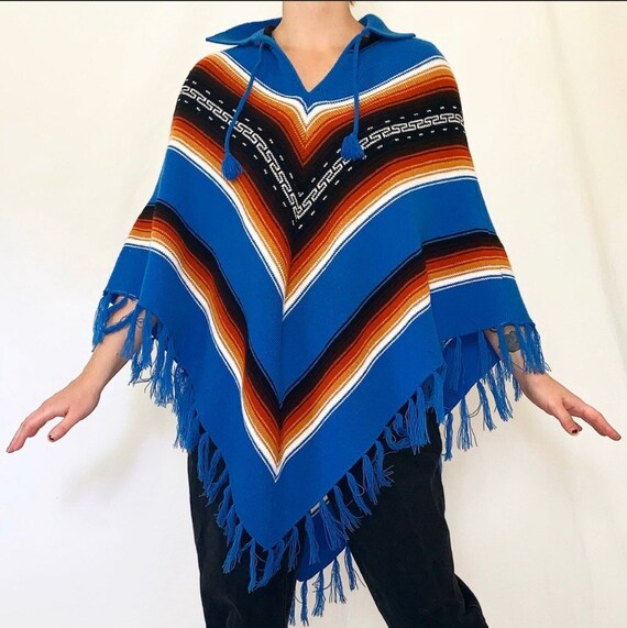 Vintage 1970s Poncho