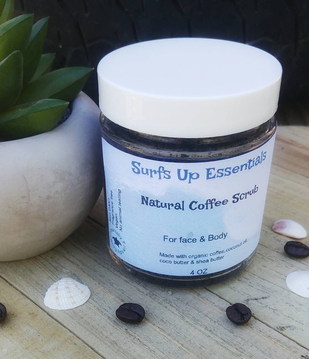 Organic coffee scrub/body scrub/face scrub/Reduce the appearance of stretch marks, dark spots, and cellulite