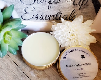 Solid body lotion/ Body salve/ Natural Lotion