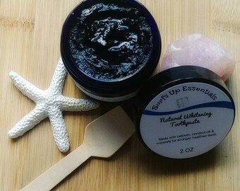 Whitening toothpaste/coconut activated charcoal toothpaste/Natural oil pull remedy/Natural toothpaste/vegan toothpaste