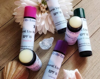 Organic lip balm/SPF lip balm/Long lasting lip balm