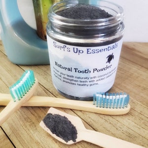 Remineralizing Tooth Powder/ Whitening tooth-powder/Vegan/Floride free/Detox/Mineral rich/Added calcium