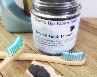 Polvo dental remineralizante/polvo blanqueador de dientes/vegano/sin flúor/desintoxicante/rico en minerales/calcio añadido