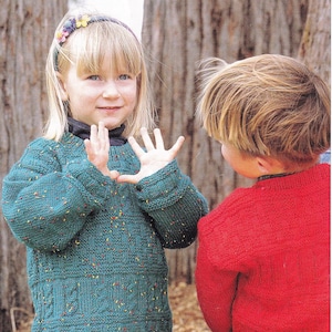 Vintage Strickmuster &quot;&quot;Easy Knit&quot;&quot; für Kleinkinder und Kinder, PDF, Digital Download - D831.&quot;