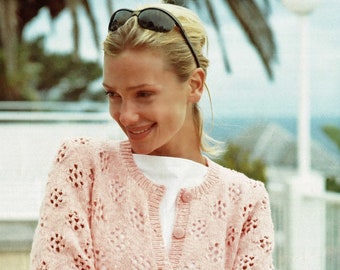 【美品•特価】バラ色の暮し　レース　カーディガ　Lace Cardigan 美品•特価】バラ色の暮し レース カーディガ Lace Cardigan トップス