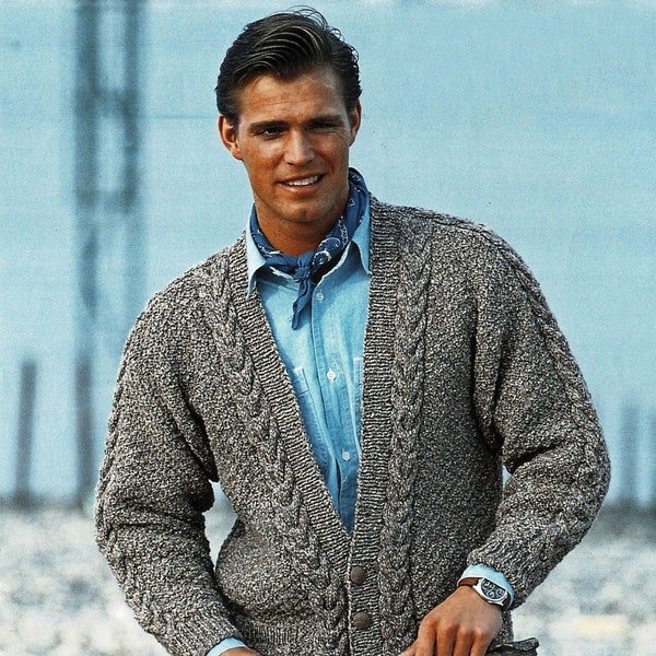 Mens Cardigan Etsy