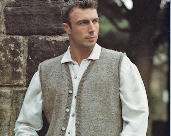 Knitted Waistcoat Cream 