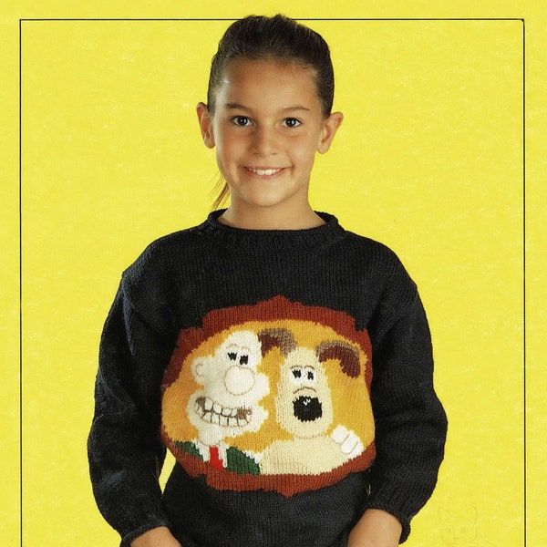Wallace and Gromit Knit Pattern Etsy Canada
