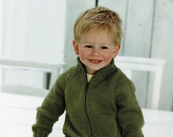 Childrens, Toddlers and Babies Hooded or Zip Up Jackets plus Toy Bunny, Vintage Knitting Pattern, PDF, Digital Download - C192/C201