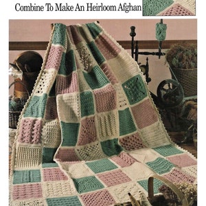 63 Easy-To-Crochet Pattern Stitches Combine to Make an Heirloom Afghan [Book]