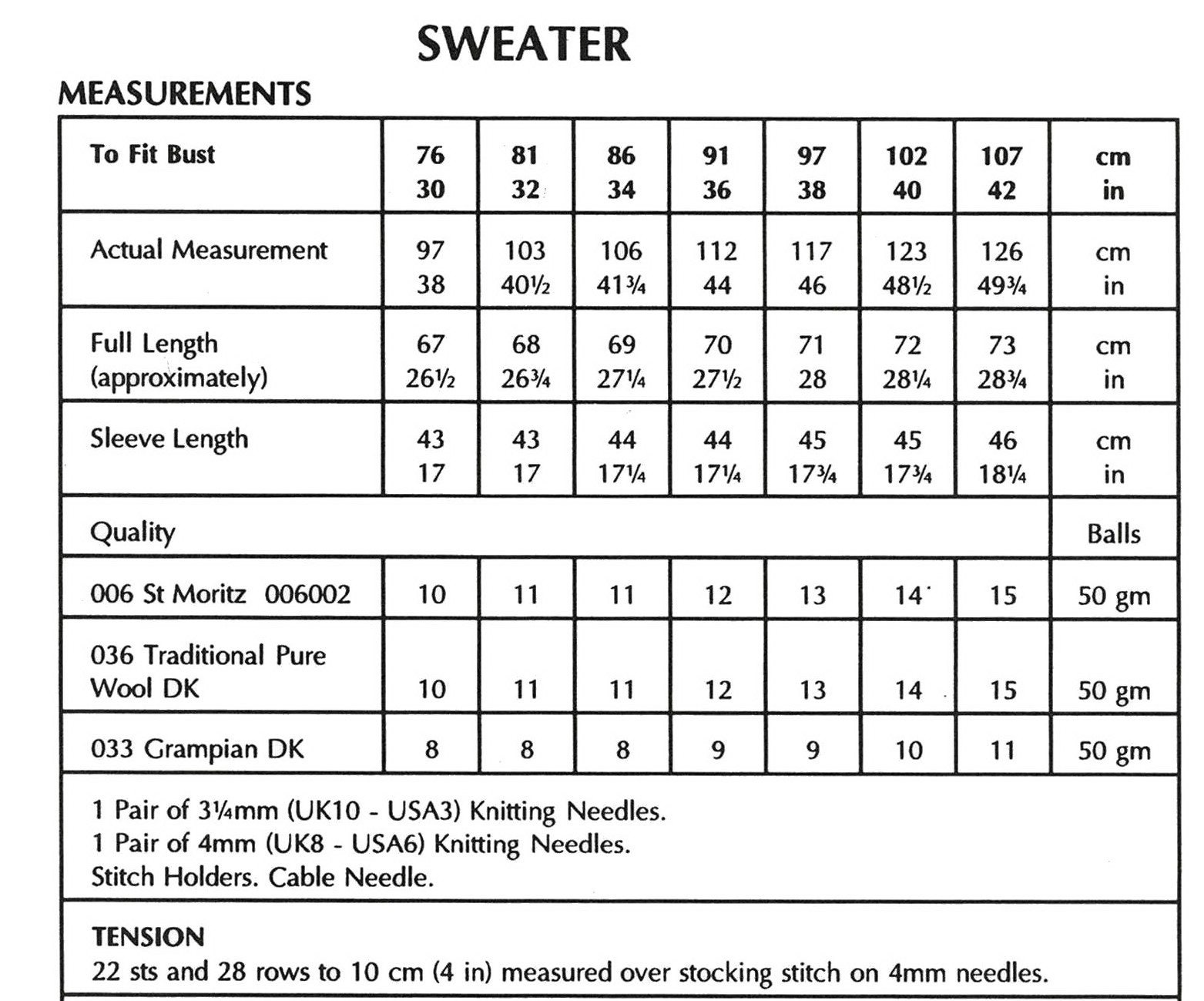 Image showcasing Ladies Generous Fitting Sweater With Large Cabled Motif on the Front ...