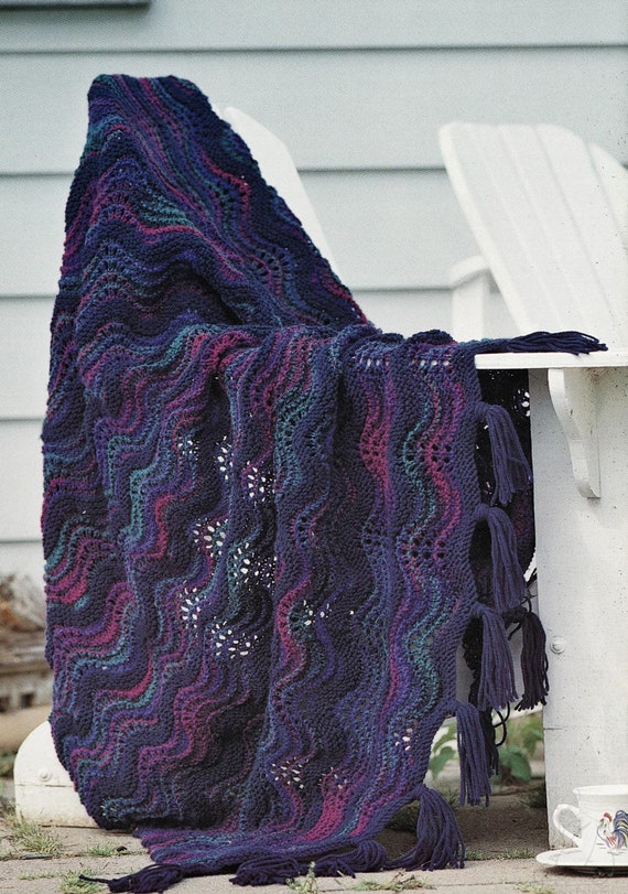 Knitting Pattern For Ripple Afghan