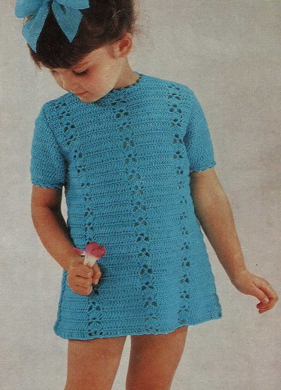 Robe au crochet pour petite fille hotsell