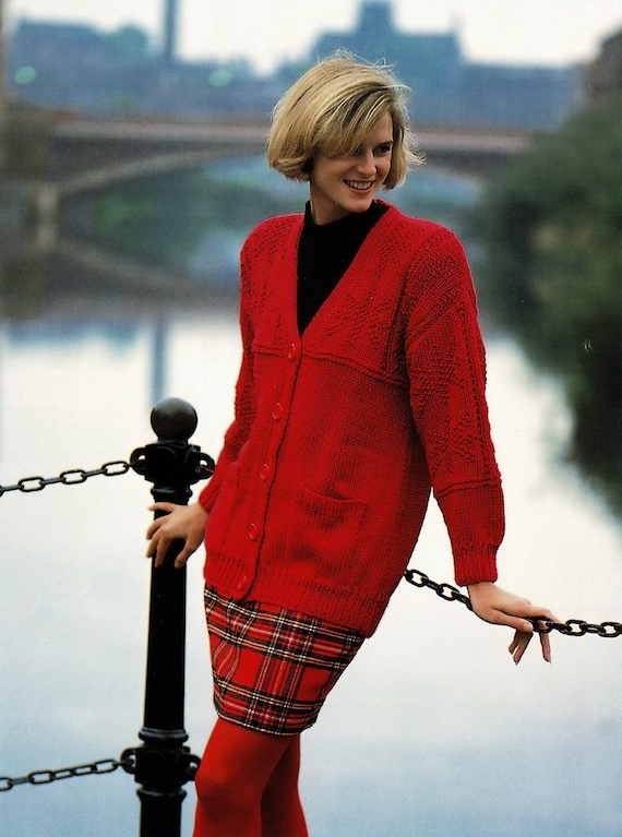 Ladies Lovely Chunky Knit Guernsey 