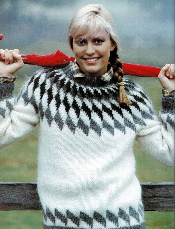 Ladies and Mens Traditional Nordic Fair Isle Sweater Vintage - Etsy New  Zealand