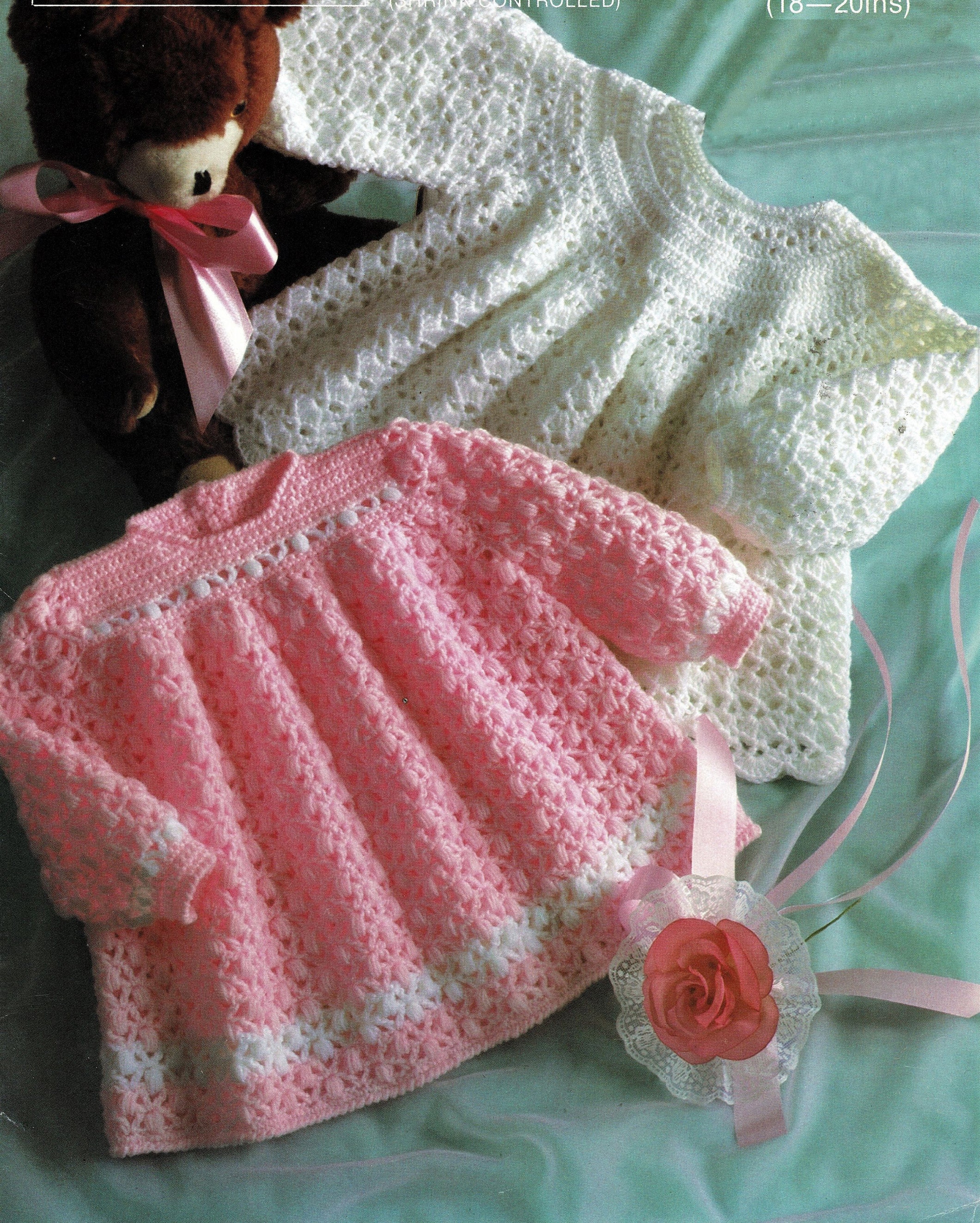 Babies Sweet Angel Tops With Straight or Round Yokes, Vintage