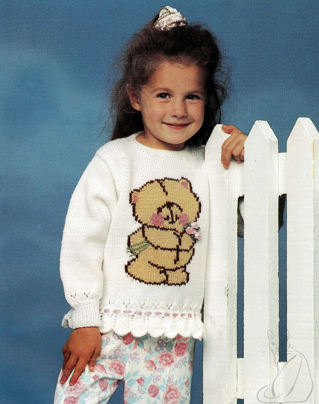 Toddlers and Girls Lovely Forever Friends Teddy Sweater With Etsy