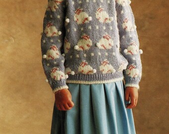 Pull sans manches fille violet en fibres recyclées avec détails