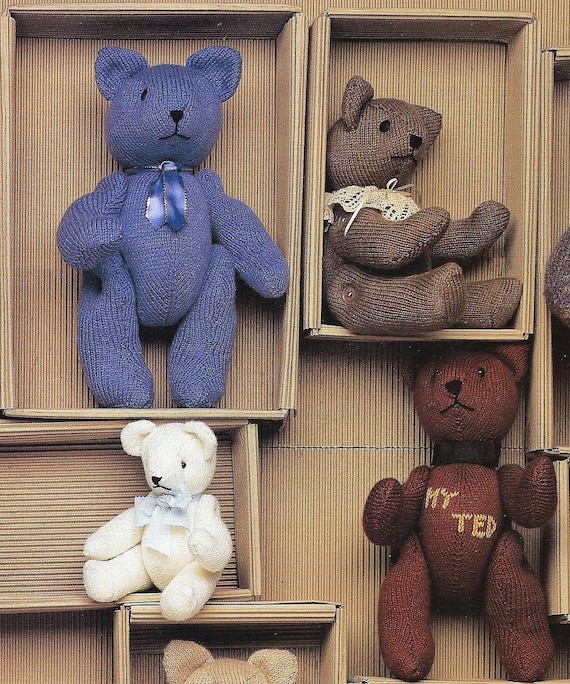 knitting pattern for teddy bear waistcoat
