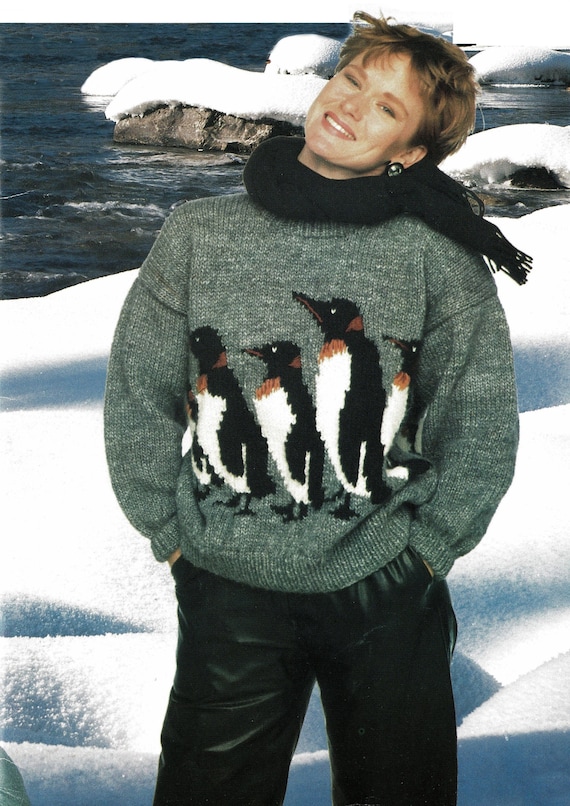 トップス vintage WOOLRICH penguin design knit Vintage Woolrich Penguin 90s Knit Jumper - Etsy
