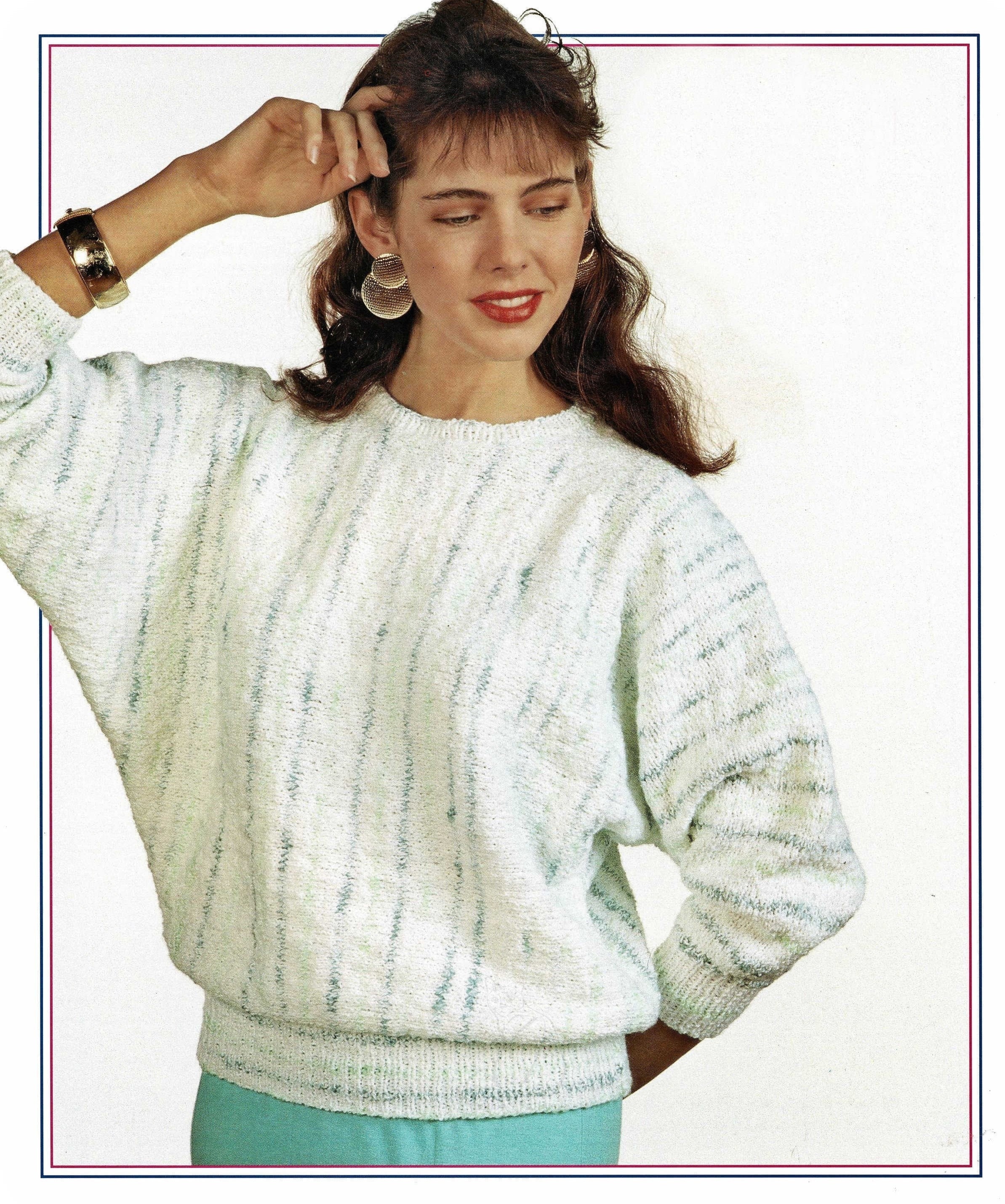 Vintage Hawk dolman sleeve knit