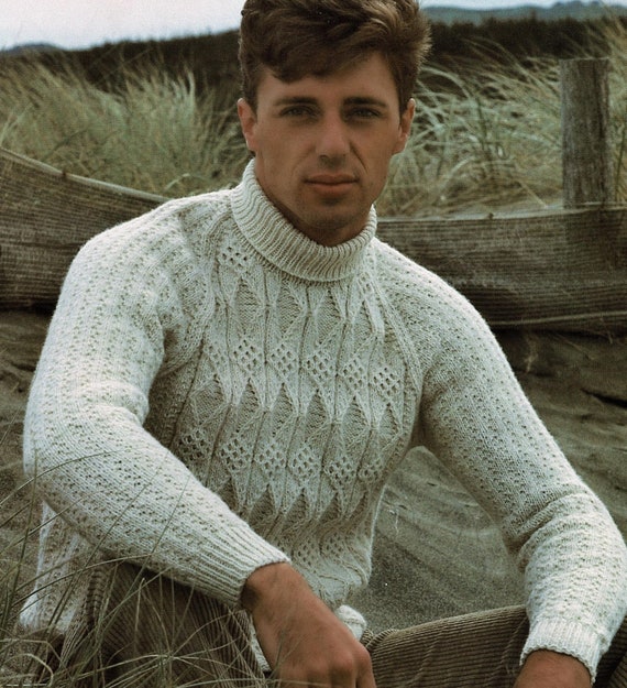 Maglione Da Uomo Con Motivo Smart Aran Con Maniche Raglan E - Foto 9